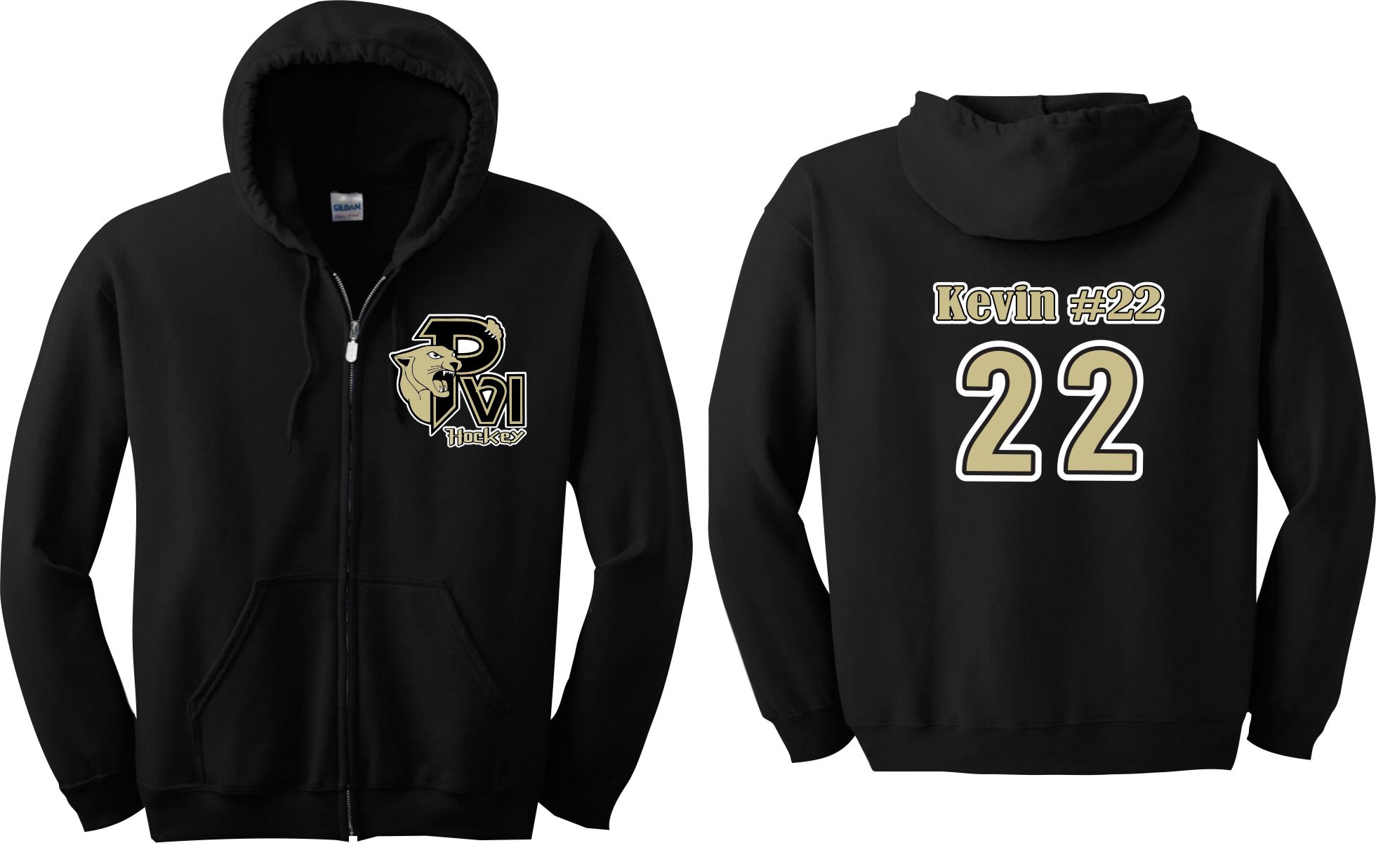 PVI Panthers Hockey Hoodie, Hockey Style Hoodie | TAGSports