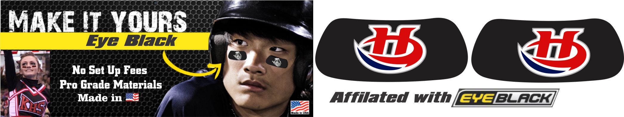 Football Eye Black Stickers, Eye Black Stickers