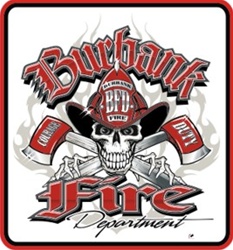 Burbank Fire Department Car Window Decals