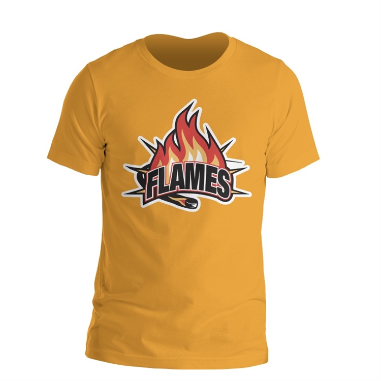 Manchester Flames Yellow T-Shirt