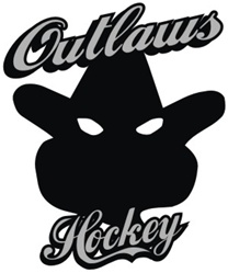 Outlaw Hockey Car Window Decal