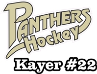 PVI Panthers Hockey Club Custom Car Window Decals1